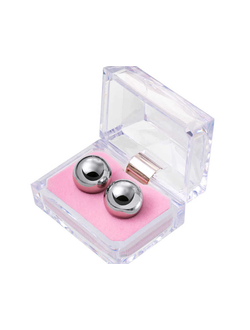 715011 Вагинальные шарики Metal by TOYFA, металл, серебряные, Ø 2 см