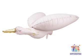 Шар Аист 100*43 см ( шар + гелий + лента)