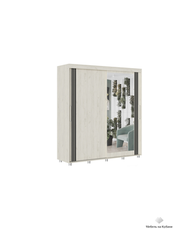 Форест 2.0 м шкаф-купе  Дуб крафт белый