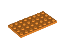 Plate 4 x 8, Orange (3035 / 4171472 / 6096996)