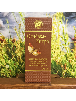 Огнёвка ИНТРО с экстрактами трав для желудочно-кишечного тракта 100 мл.