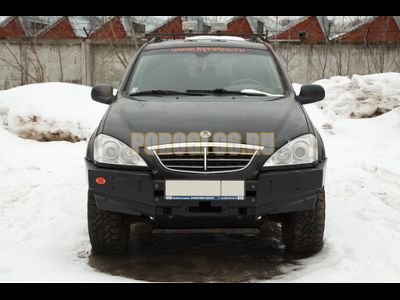Передний силовой бампер серии Трофи на SsangYong Kyron 2007-2015 (02.080.01)