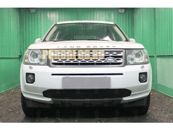 Защита радиатора Land Rover Freelander II (рестайлинг) 2010-2012 black