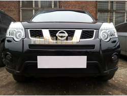 Защита радиатора Nissan X-Trail T31 2011-2015 black середина