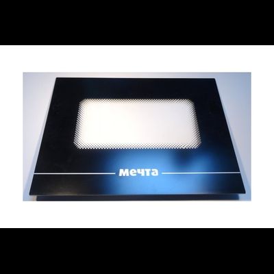 Стекло духовки Мечта черное внешнее 480x360