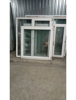 Бу1300-ОКНО ШИРИНА 1270 ВЫСОТА 1290 ПРОФИЛЬ 60 ММ , 32 СП (ДВУХКАМЕРНЫЙ)