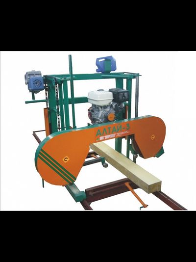 Пилорама бензиновая Триумф (900) Lifan 24л/с-Пилорама ленточная Алтай-3 (900) с бензиновым двигателем Lifan 24л.с.