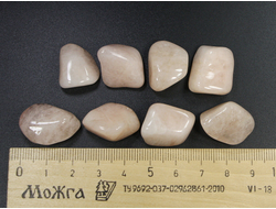 Берилл розовый (морганит, воробьевит), галтовка в ассортименте, Намибия (18-20 мм, 3-5 г) №22727