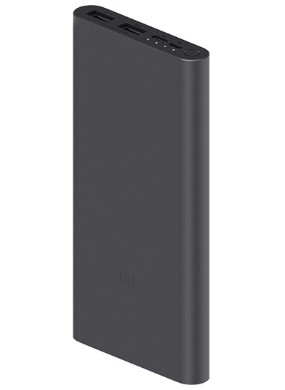 Портативный аккумулятор Xiaomi Mi Powerbank 3 10000mAh PLM13ZM Black/Silver