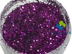 Блёстки фиолетовый глиттер "Фиалка" 0,4 мм 1 кг