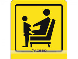 СП-03 Пиктограмма с дублированием информации по системе Брайля. Место для инвалидов, пожилых людей с
