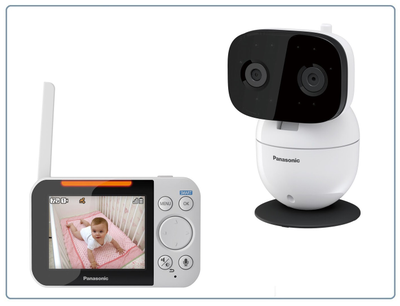 Видеоняня Panasonic KX-HN3001-X4. В комплекте монитор 3,5" и четыре поворотных видеокамеры, VGA