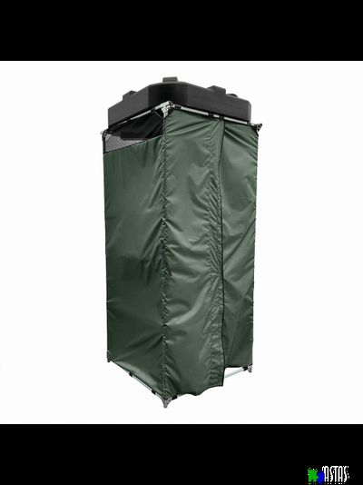 Кабина душевая дачная Rostok зеленая