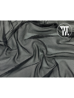 Сетка трикотажная, цв. Черный