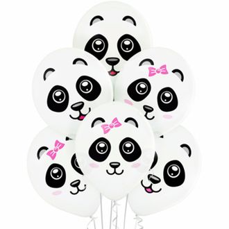 Гелиевые шары  "Панды"