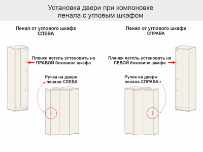 Шкаф угловой (лев/прав) Монако 902.08.1
