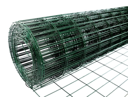 Сетка сварная покрытая ПВХ 50х100  d 2,2  (1.5х15м) "Каскад"