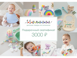 Подарочный сертификат на 3000 ₽