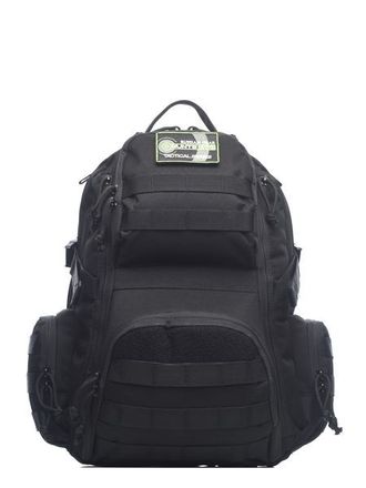 Рюкзак тактический RU 011 цвет Черный ткань Оксфорд (40 л)