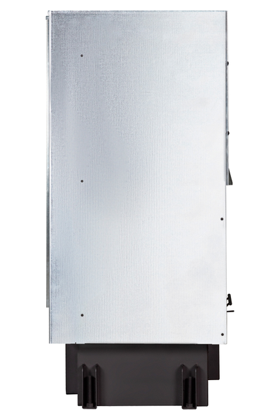 Каминная топка Дельта 800 RB два стекла правая принтинг черный шамот, Экокамин (Россия)