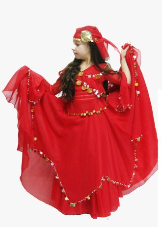 Цыганский национальный костюм  5-7 лет