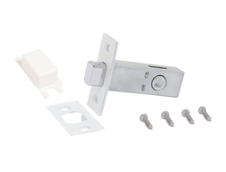 Задвижка АЛЛЮР АРТ LB45-6 W матовый белый 6мм без ручек  [59025]