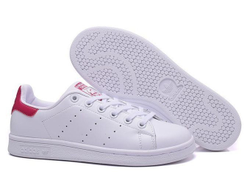 Adidas Stan Smith Белые с красным