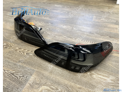 Стопы Lexus RX 2009-2015 черные с анимацией