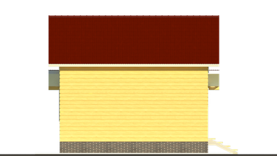 Д-11 ДАЧНЫЙ ДОМ ИЗ БРУСА: ГАБАРИТНЫЕ РАЗМЕРЫ: (6,5Х6М), ОБЩАЯ ПЛОЩАДЬ: 54,5М²