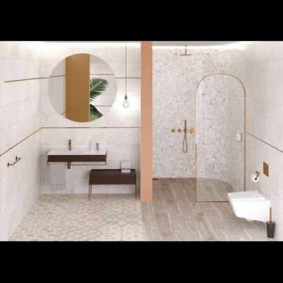 Wood-X, 20х120 см, керамогранит, Орех Белёный Матовый R10A Ректификат (9 мм), K949582R