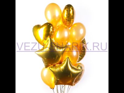 Фонтан шаров Золото (СиК)