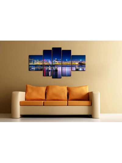 Модульная картина "Яркое отражение"