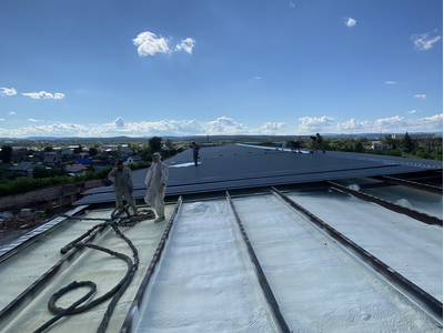 Утепление кровли пенополиуретаном