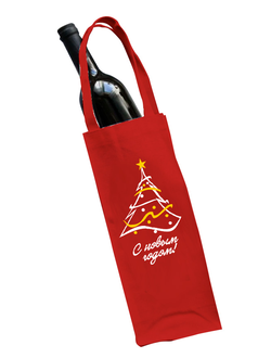 Сумка (мешок) с рисунком тканевый малый, 33х15 см.