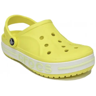 CROCS BAYABAND CLOG ЖЕЛТЫЕ С БЕЛЫМ