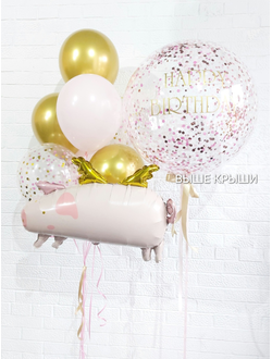 Сет воздушных шаров "Пигги"