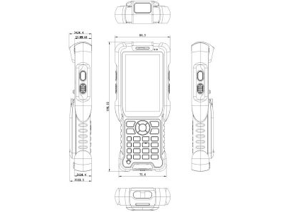 UHF RFID ТЕРМИНАЛ СБОРА ДАННЫХ  HOPELAND/CLOU CL7202G1