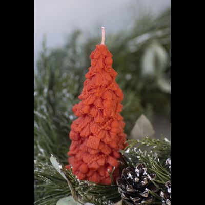Свеча "Ёлка рождество" Красный