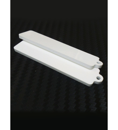 Заготовка акриловая для брелока «гос. номер», белый глянец