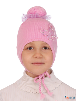Шапка м8в17, цвет розовый р. 48-50