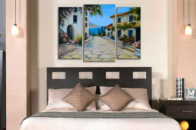 Модульная картина "Вид на море"