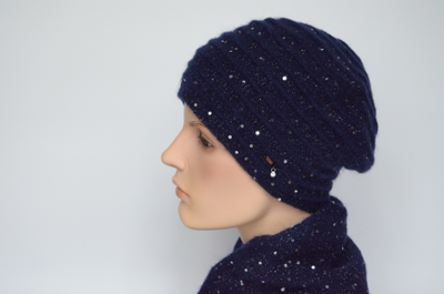 Берет Vizio 8067 B синий