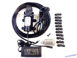 Комплект туманообразования 6м с насосом 30 W , 6 форсунок