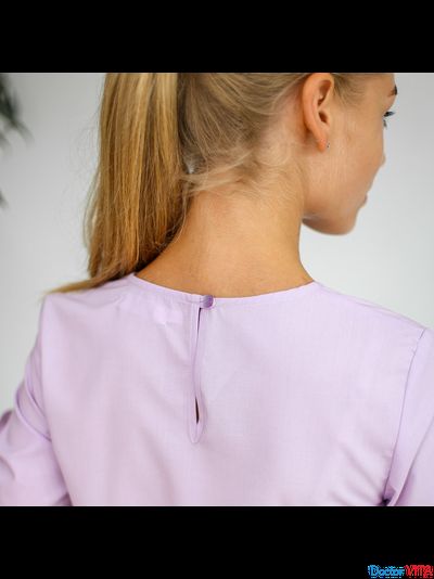 БЛУЗА DOCLIKE DL417 Лиловая