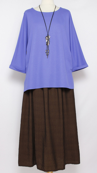 ДЖЕМПЕР  "ВИСКОЗА КИМОНО" тонкий василёк  р.52,58,60