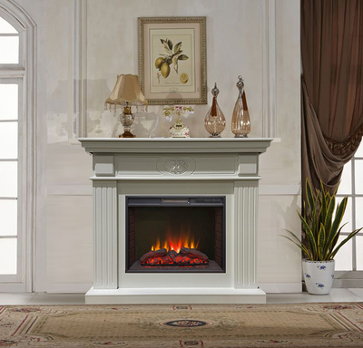 камин Бруклин WT с очагом Sparta 25.5 LED