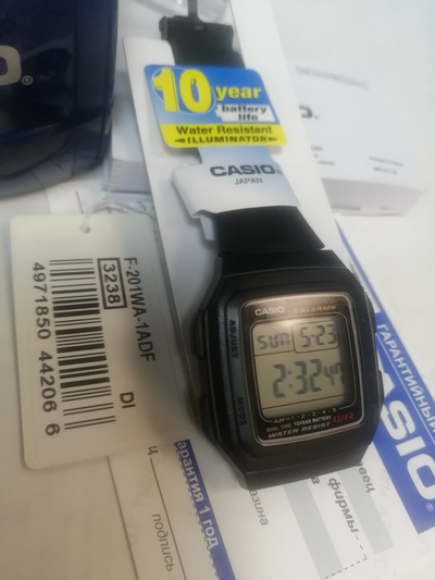 часы Casio F-201WA-1A