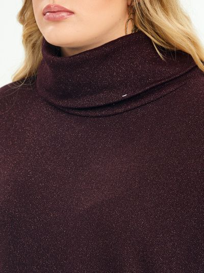 Джемпер с воротом "хомут"