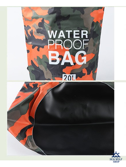 ГермоМешок 20л Waterproof bag с 2плеч.лямкой