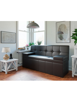 Скамья прямая Ламанш Шоколад (Бонмебель) 1.5 м